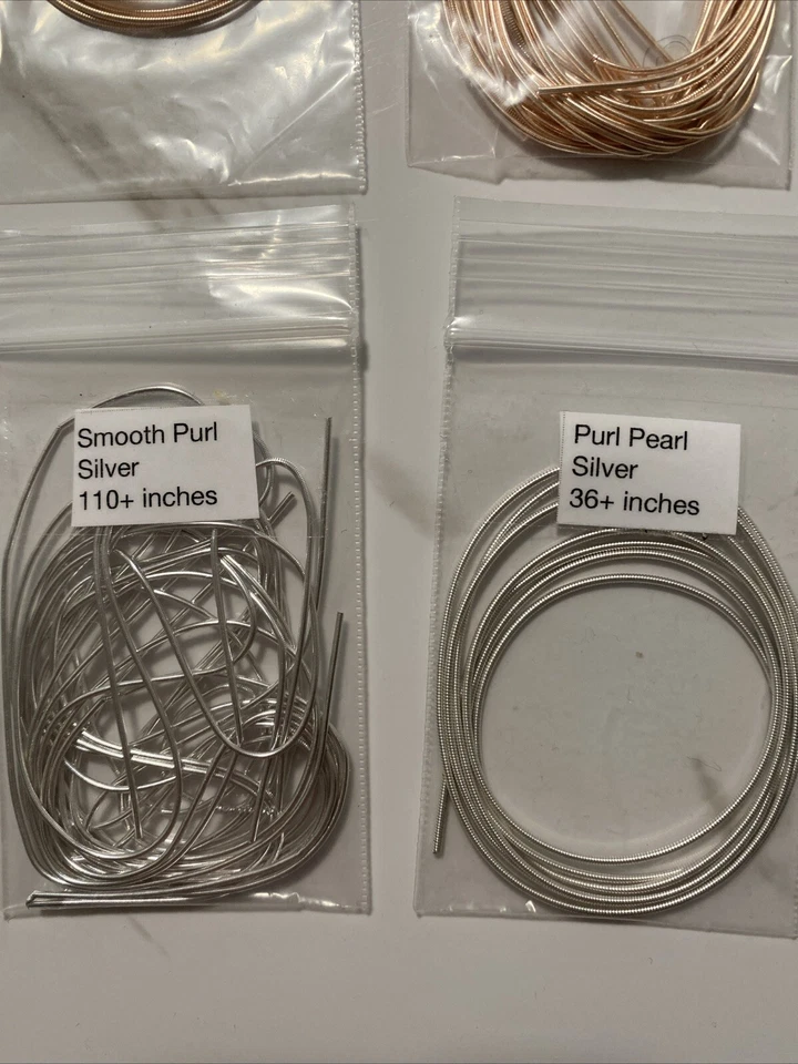 Purl Pearl Gold work For Needlepoint Embroidery Threads Lot of 8 - Image 4 of 4