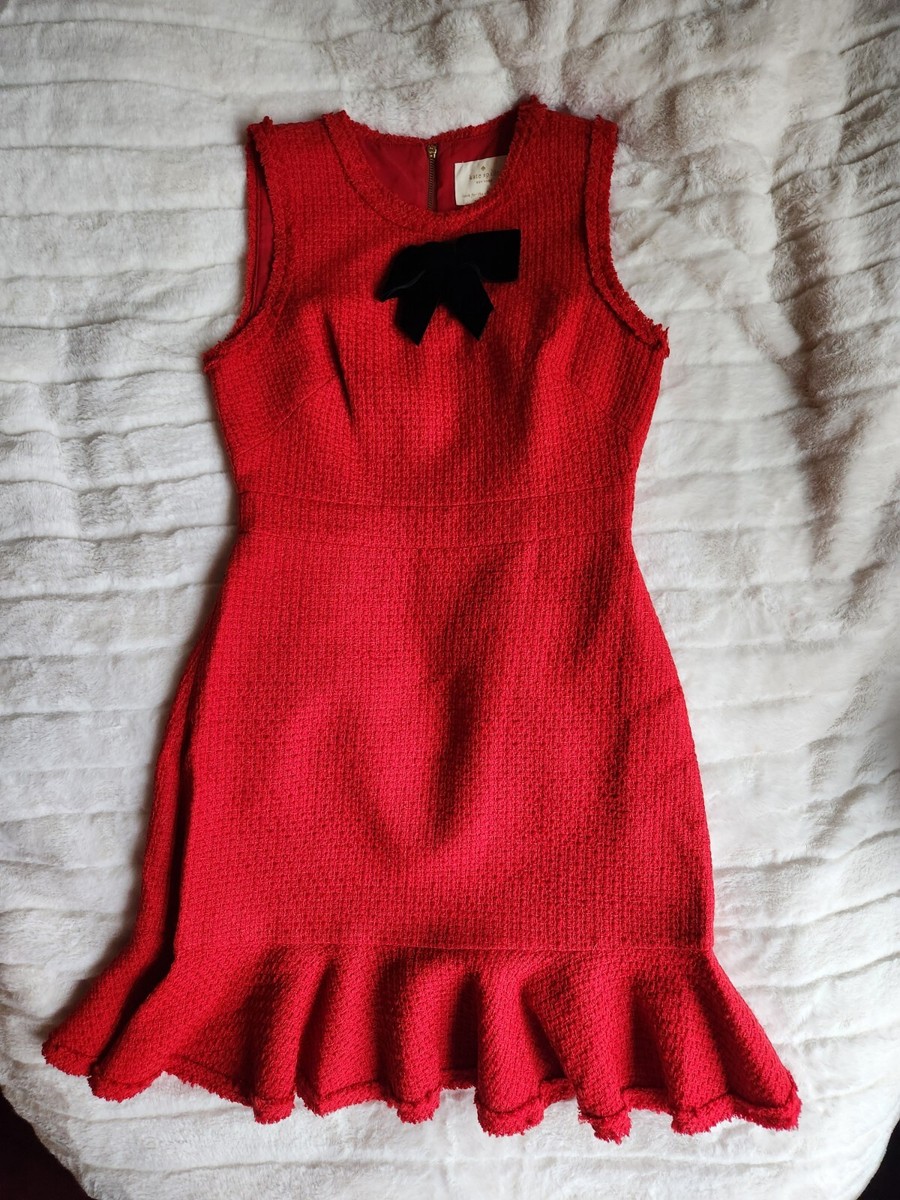 ワンピース Randy Asymmetry buckle tweed dress Scheduled to ship mid- to late December] Asymmetric buckle