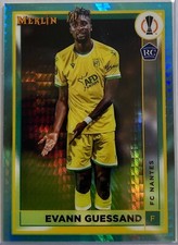 2022-23 Topps Merlin UEFA Aqua Prism Refractor RC #110 EVANN GUESSAND
