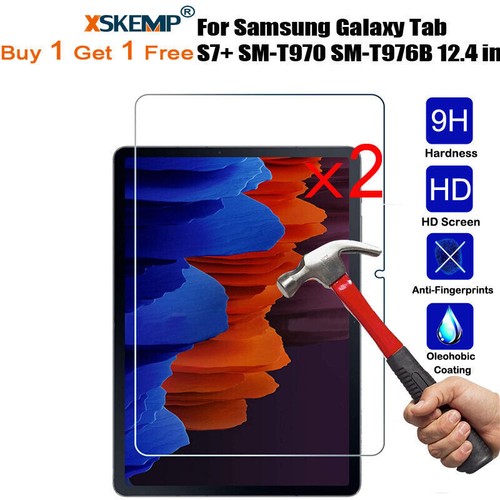 2Pcs Glass Screen Protector For Samsung Galaxy Tab S6 Lite S7 S7+ Tab A 8.4 - Picture 17 of 18