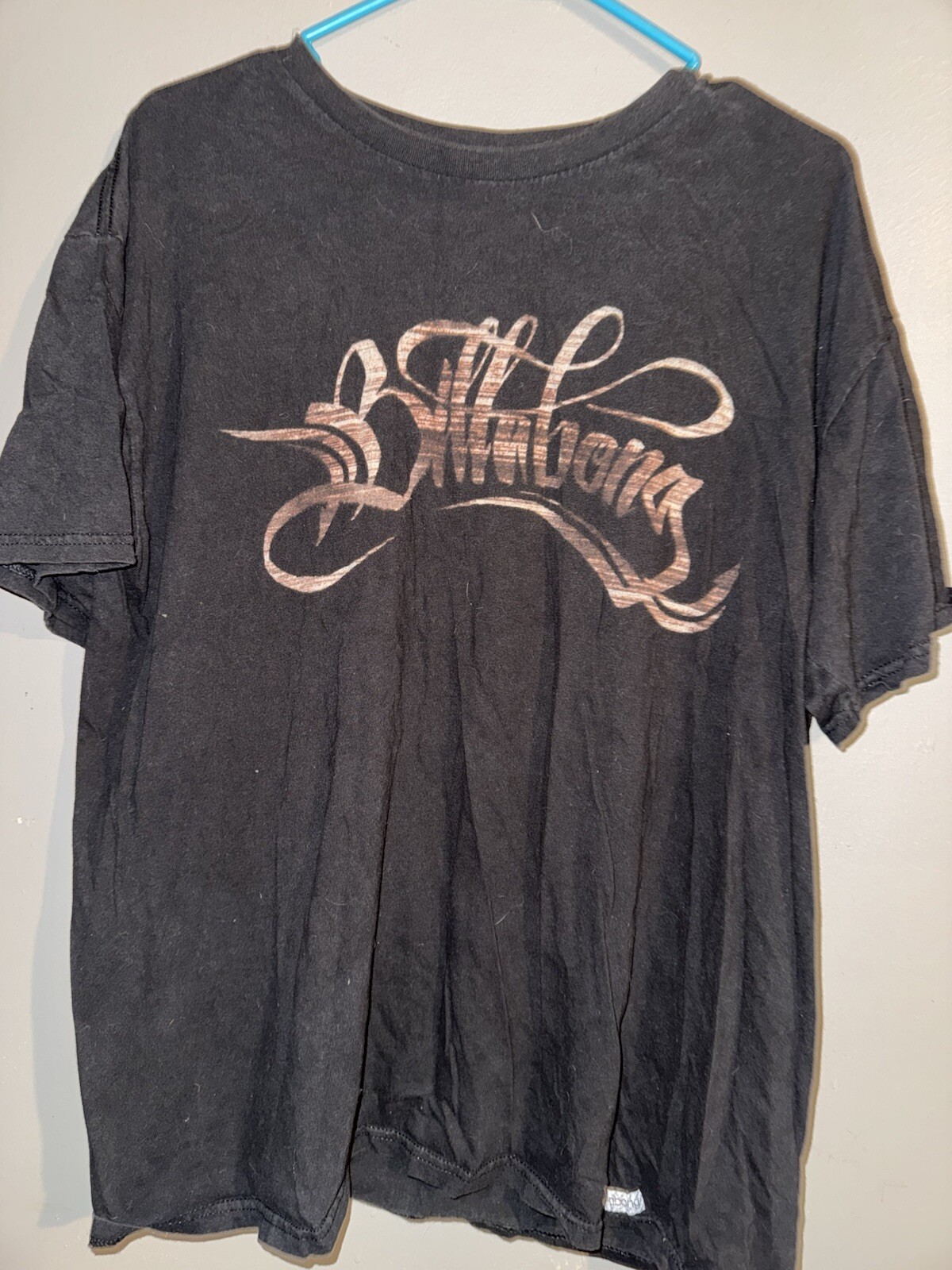 Billabong Y2K Graphic T Shirt Surfer Skater Grunge Men's Size XL Distress