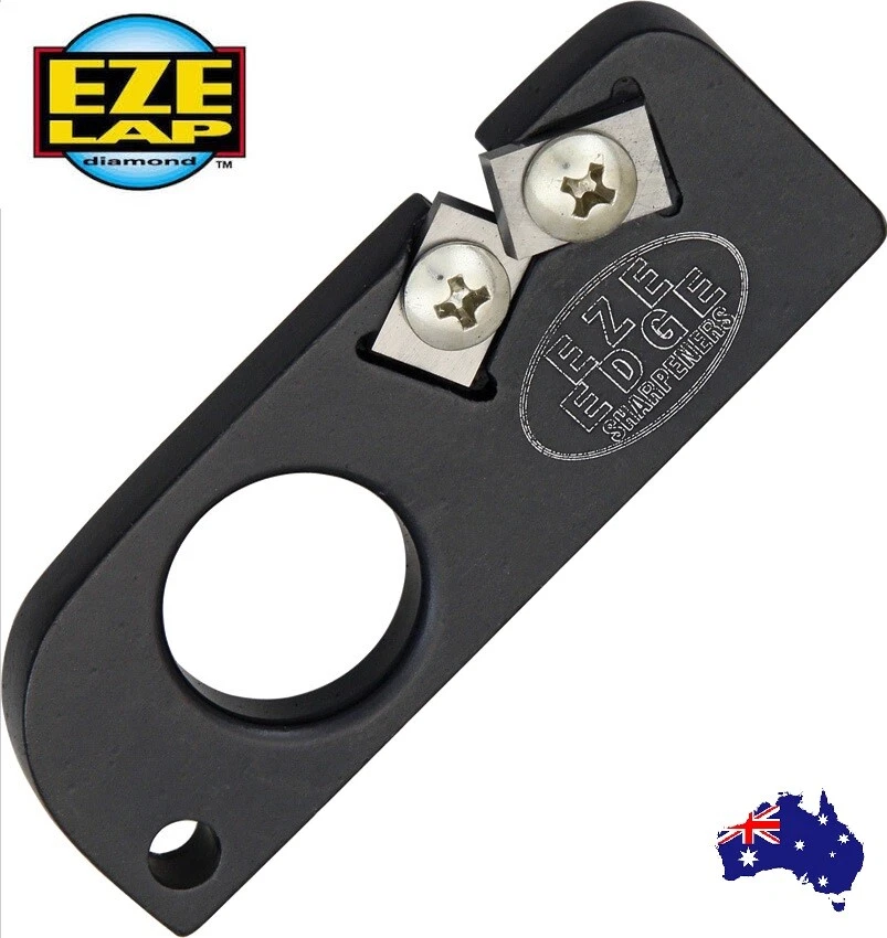 EZE LAP USA - MILITARY TACTICAL KNIFE BLADE SHARPENER CARBIDE - COMPACT KEYRING