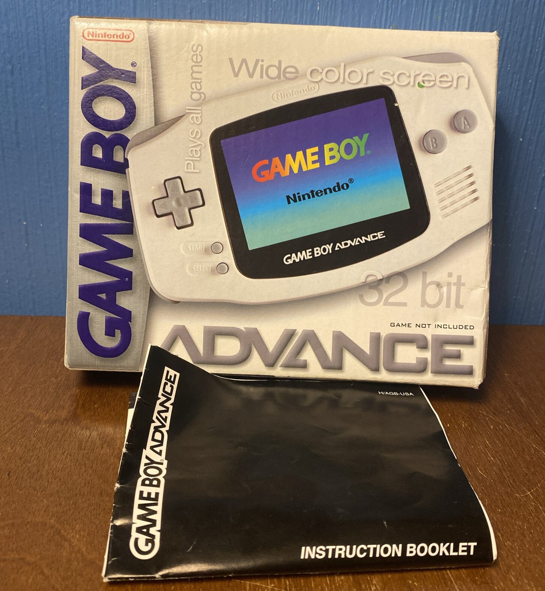 Nintendo Gameboy Advance 32 Bit Original Box / Instructions ONLY