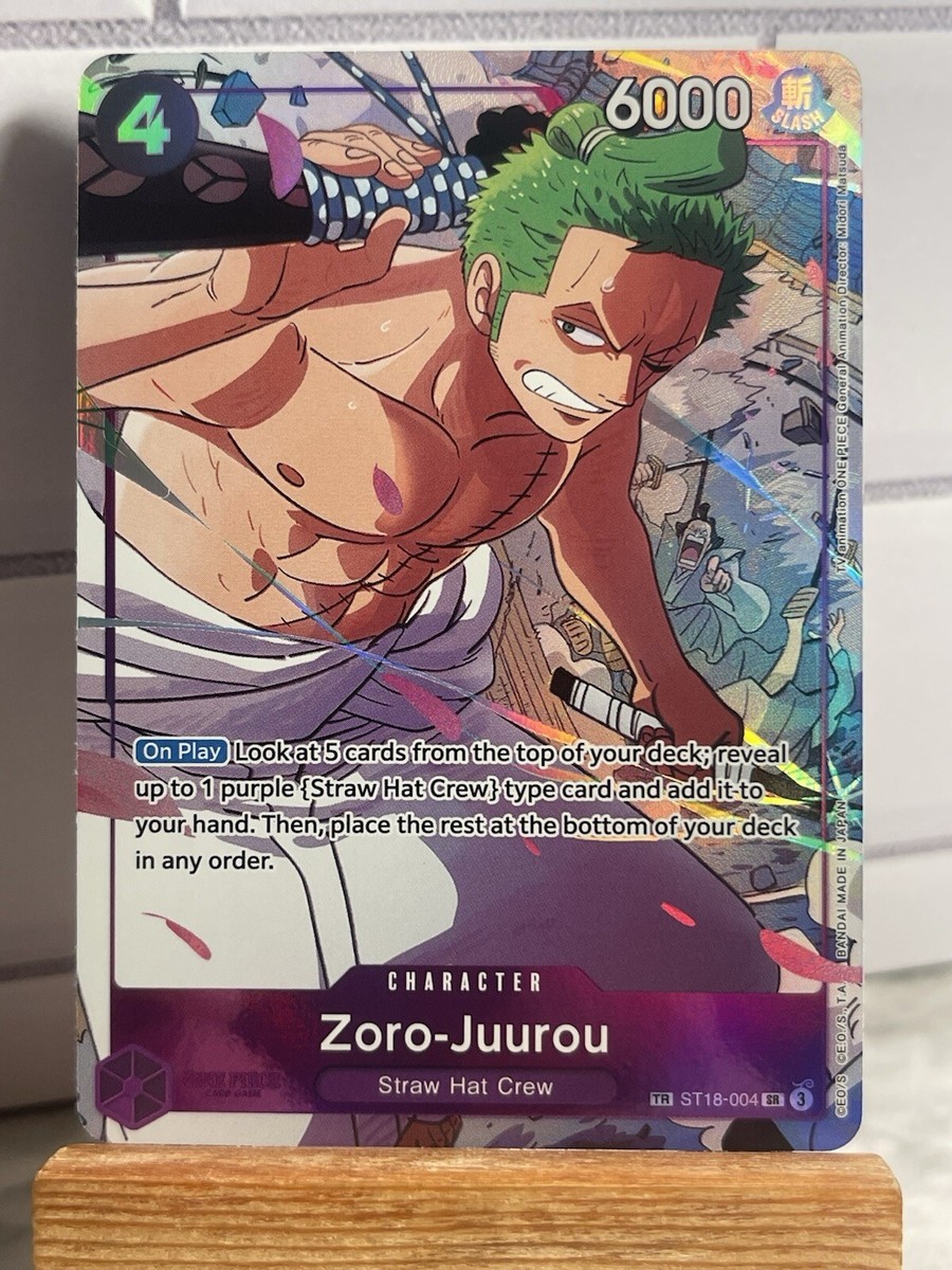 ONE PIECE TCG: Zoro-Juurou ST18-004 Super Rare OP09 | eBay