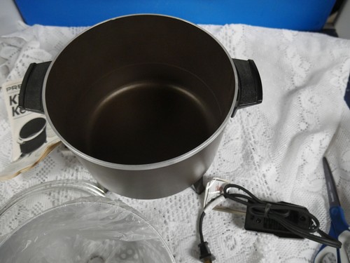 NWOB HTF PRESTO 6 QT. ELECTRIC KITCHEN KETTLE MULTI-COOKER/STEAMER NEW 0600003 - Picture 8 of 11