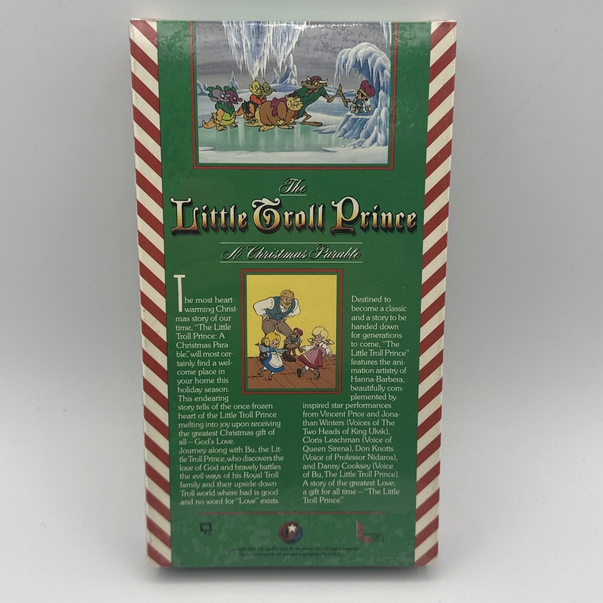 The Little Troll Prince A Christmas Parable SEALED VHS Hanna