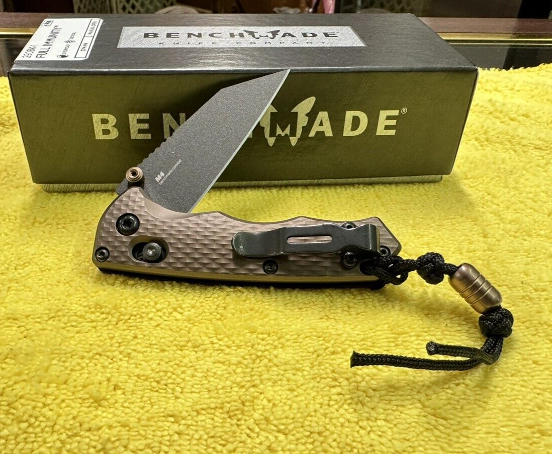 Benchmade Knife Full Immunity 290BK1 Flat Earth Aluminum CPMM4 Pocket