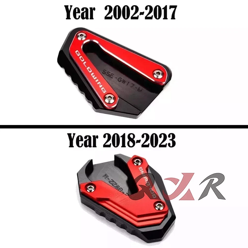 Kickstand Foot Side Stand Extension Pad For Honda Goldwing 1800 GL1800 2002-2024 - Imagem 2 de 4