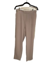 Light Beige Straight-leg Trousers With Side Pockets Never Worn