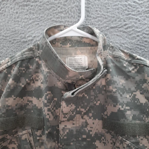Military Jacket Adult Small Regular Digital Camouflage Army Combat Coat Ripstop image 8