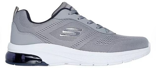 SKECHERS 255002S WAVE-FLEX AIR MEN'S SHOES GRAY/NAVY SIZE 10.5 SNEAKERS