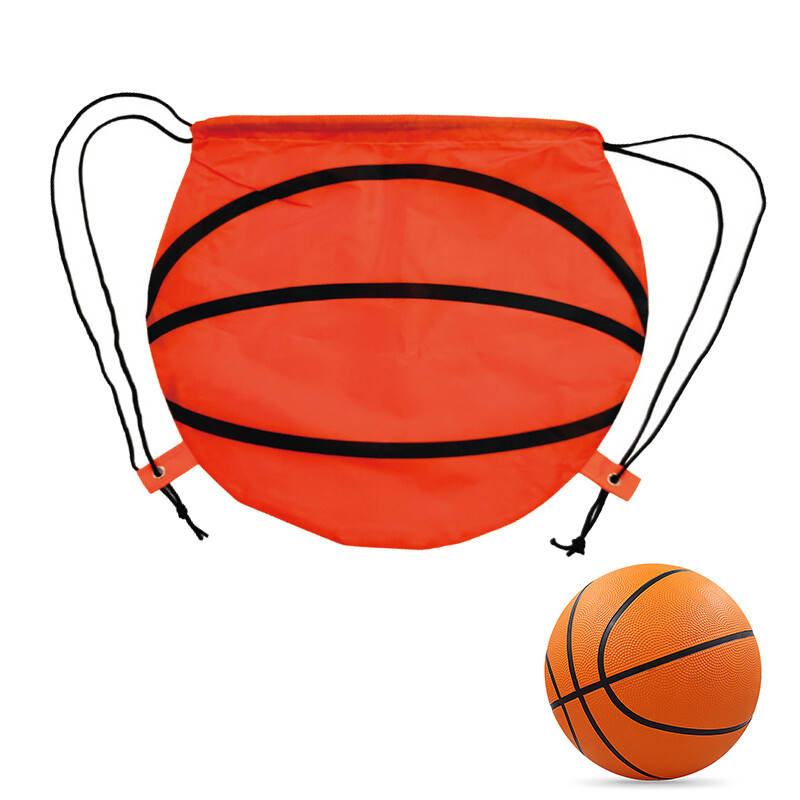 Portable Drawstring Basketball Backpack Bag Football Soccer Volleyball