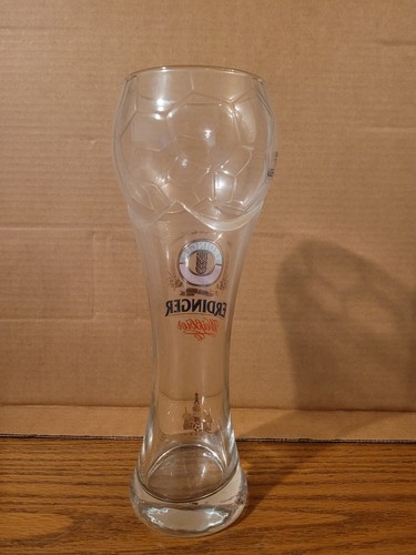 Erdinger Weissbrau Soccer Ball Beer Glass 2018 - Picture 2 of 4