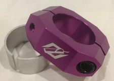 BMX TNT BICYCLES SEAT CLAMP (28.6, 31.8mm) DOUBLE CLAMP PURPLE