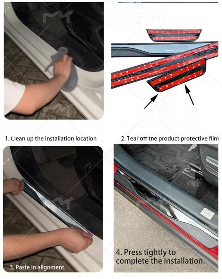 For Ford Expedition Accessories Car Door Sill Cover Plate Scuff