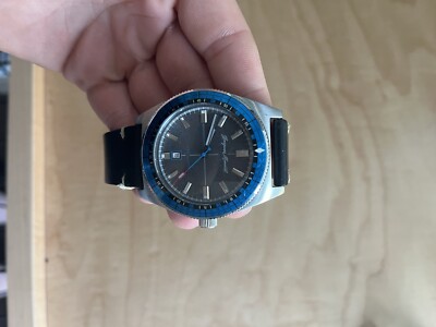 Jacques Monnat Lavezzi Green Black Diver JQ-3000-06 42mm Mens Watch