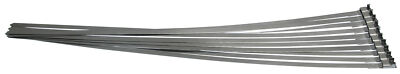 10 x Vorgefertigte Edelstahl 304SS Schlauchbandschellen Kabelbinder Länge 740 mm