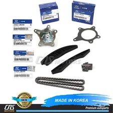 GENUINE Timing Chain Kit Water Pump for 10-11 Kia Soul 1.6L OEM 243212B000⭐⭐⭐⭐⭐