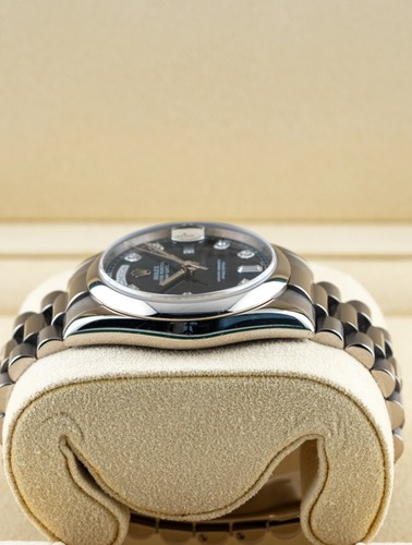 Rolex Day-Date 36mm President 18k White Gold Blue Diamond Dial F Series 118239 - Picture 12 of 17