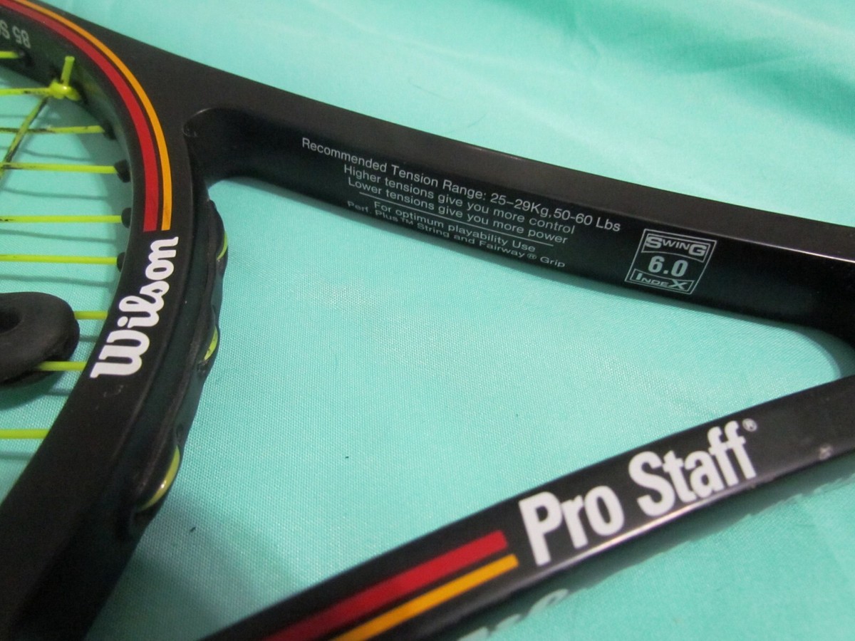 ラケット(硬式用) Wilson Pro Staff Tour Midsize 85 Wilson Pro Staff 6.0 Midsize 85 Grip 4 5/8 (L5) w/Kevlar