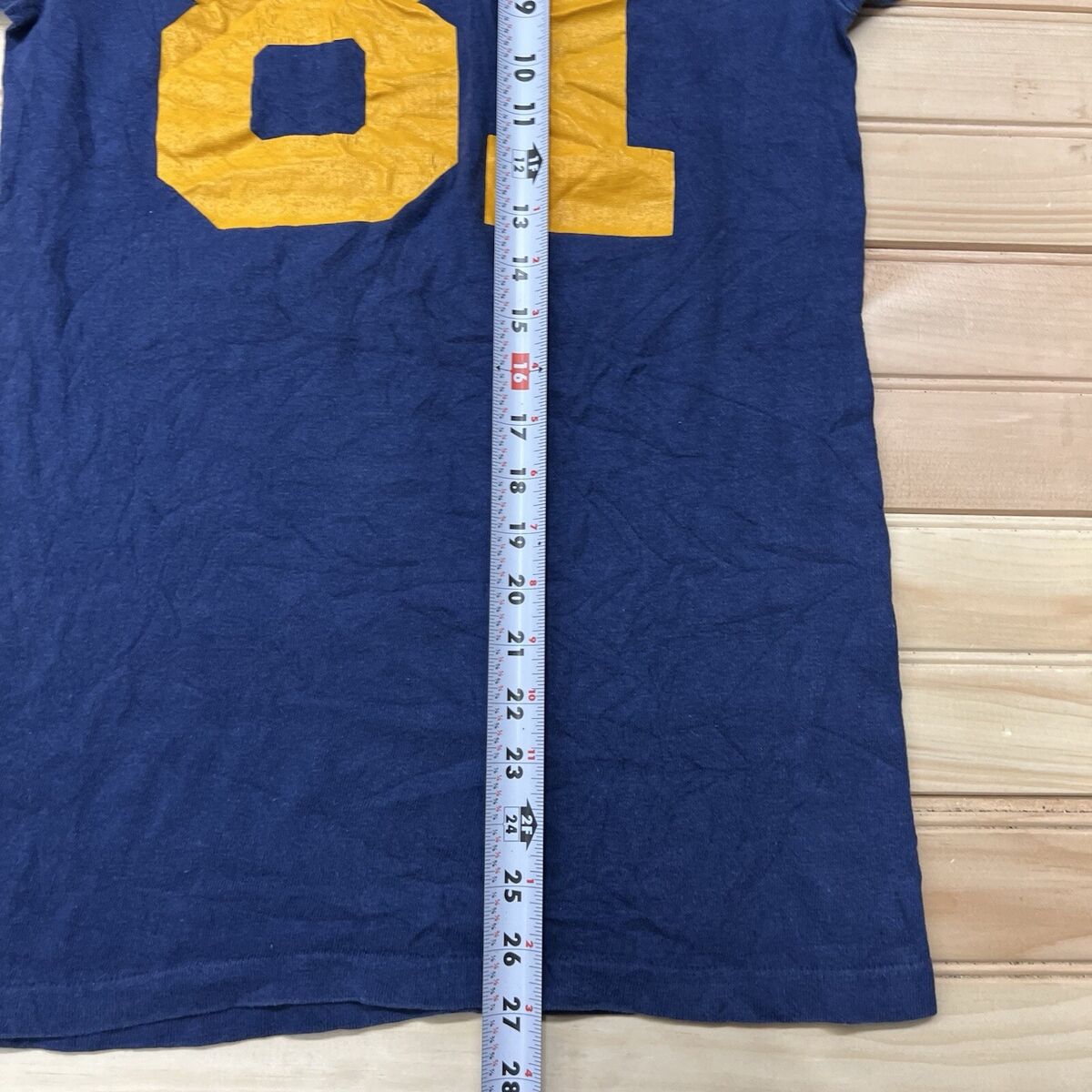 Vintage 70s Champion Blue Bar Notre Dame Jersey Shirt #81 Vintage 70s Champion Blue Bar Notre Dame Jersey Shirt #81