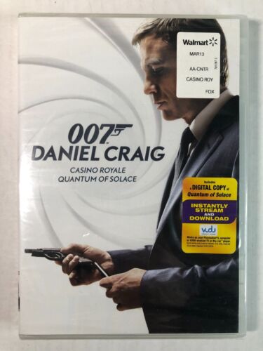 Daniel Craig 007 James Bond: Casino Royale y Quantum of Solace (DVD, 2 discos) - Imagen 1 de 2