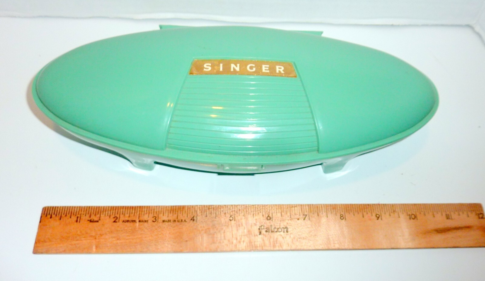 Singer 1960 Slant Needle Buttonholer Mint 489500 489510  With Manual   Complete