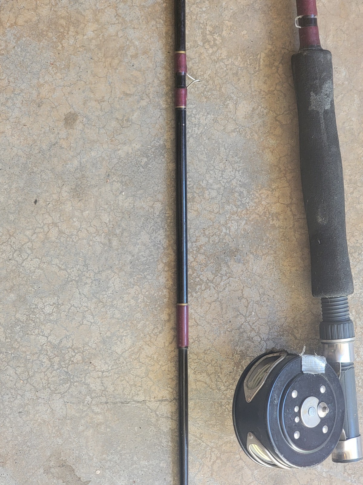 Vintage Martin 61 Fly Fishing Reel 8ft Combo Made in USA * TESTED