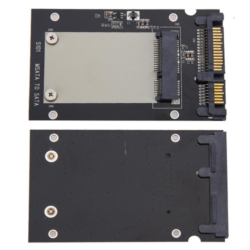 mSATA SSD to 2.5in SATA Convertor Adapter Card Computer Transition Card UK - Afbeelding 3 van 3