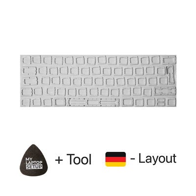 OLVINS Tastatur DE-Layout Für MacBook Pro 13" A1708 (2016/2017) – Ohne Touch Bar