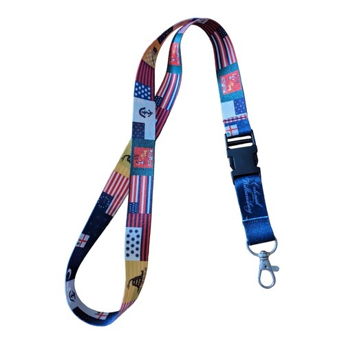 Colonial Williamsburg Don't Tread On Me Breakaway Release Detachable Lanyard  - Picture 1 of 4