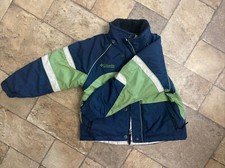 Colombia Green And Blue Youth 4/5 Winter Coat