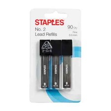 New  Staples Lead Refill, 0.5mm, 30/Leads, 3/Pack 10405-CC 