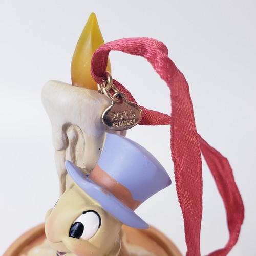 Jiminy Cricket Vela Iluminada Cuaderno de Bocetos Adorno de Navidad Figura Disney 2015 - Imagen 3 de 4