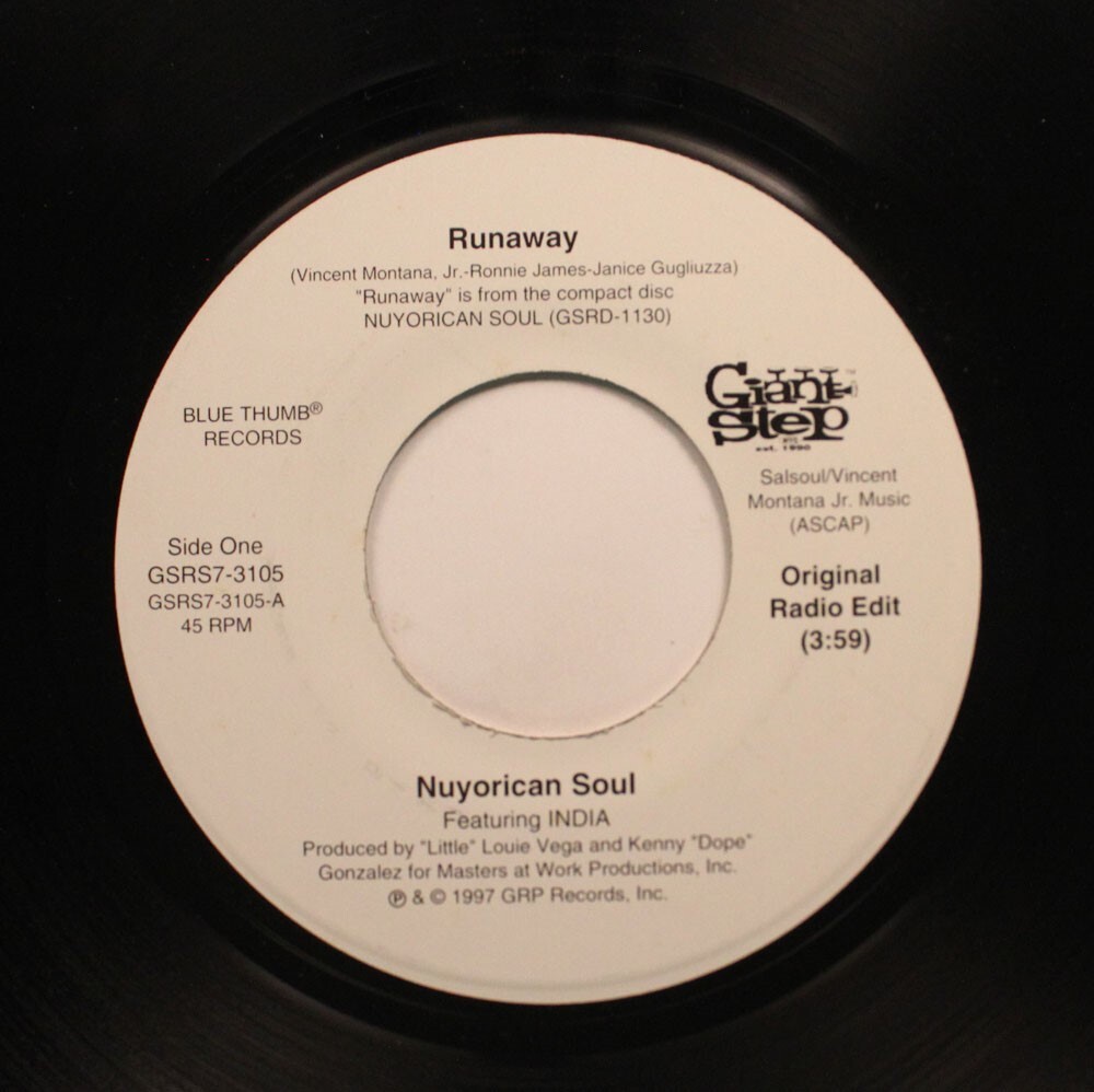 Hear! 90S 45 Nuyorican Soul Feat. India - Runaway / Runaway