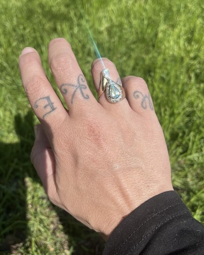 14k Aquamarine And Diamond Ring Appraisal @ $1865 - Picture 10 of 11