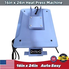 Qomolangma 16" x 20" T-Shirt Auto Heat Press Machine for Pillows Mouse Pads USA