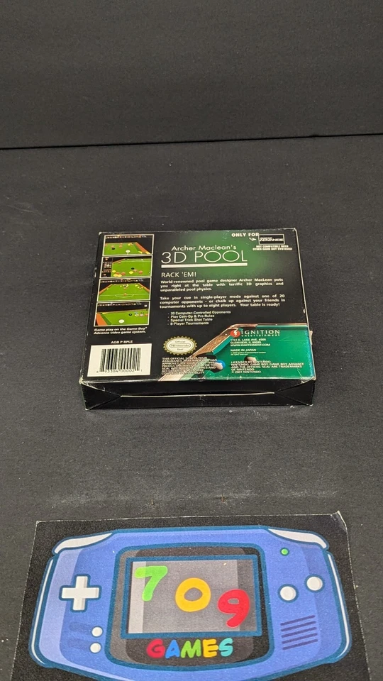 Archer MacLean's 3D Pool (Nintendo Game Boy Advance) GBA IN BOX BOXED - Image 2 of 4