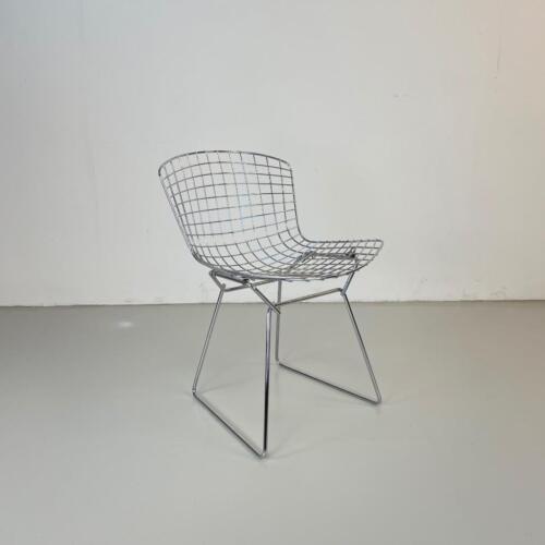 Vintage Harry Bertoia Chrom Seite Ess Stuhl Mitte des Jahrhunderts Für Knoll #