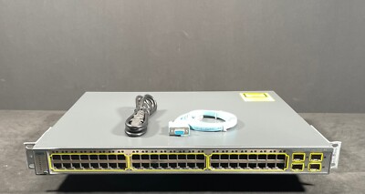 Cisco Catalyst WS-C3750-48PS-E 48 Port PoE Ethernet Switch - Same Day ...