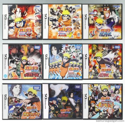 Naruto: Ninja Council & Ninja Destiny & Shippuden (9 Spiele) Nintendo DS [JPN...