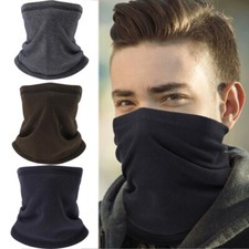 Winter Outdoor Sports Fleece Neck Gaiter Ear Warmer Face Mask for Cold Weather
