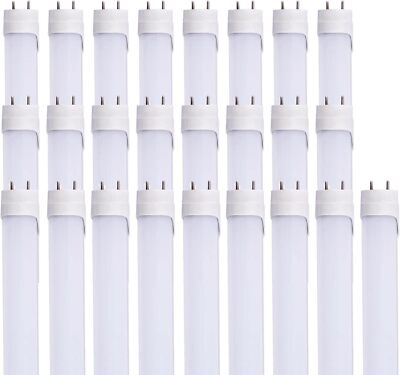 24-Pack T8 2FT LED Tube Light Bulbs G13 Bi-Pin 12W 6500K Cool White 1400LM
