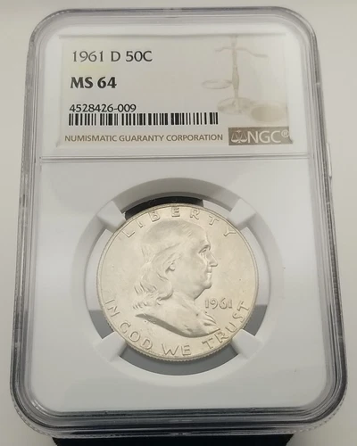 1961-D Franklin Half Dollar NGC MS 64 #3399