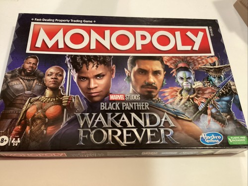 Monopoly Marvel Studios' Black Panther Wakanda Forever Edition Board Game - Picture 1 of 14