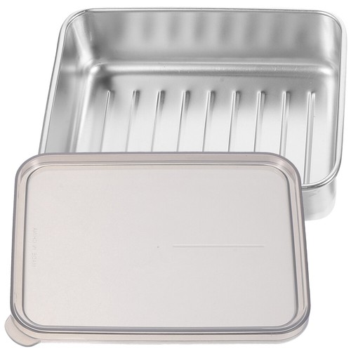 Butter Bacon Storage Stainless Steel Cheese Keeper Holder - Picture 9 of 12