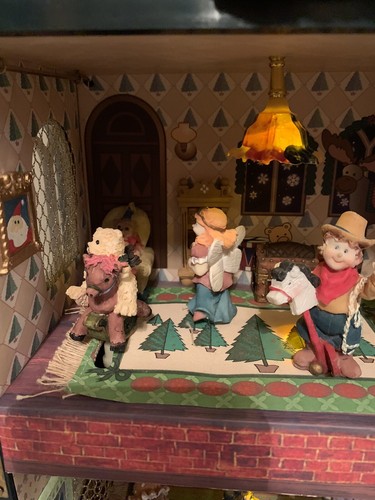 Collezione Classici Natalizi Natale Avvolgi Musicale Casa Illuminata Famiglia Babbo Natale - Foto 17 di 24