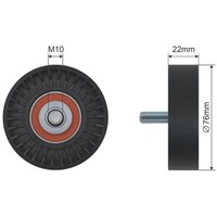NTY Umlenk-/FüHrungsrolle Keilrippenriemen FüR KIA Carnival/Grand VQ 2.9 Crdi