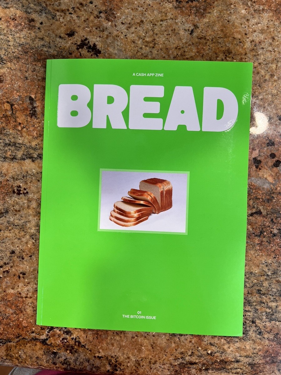 Cash By Cashapp Bread 01 The Bitcoin Issue Book Limited Edition
