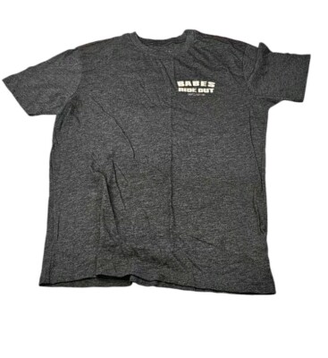 BABES RIDE OUT T-Shirt Gray Size 2013 First Year Medium